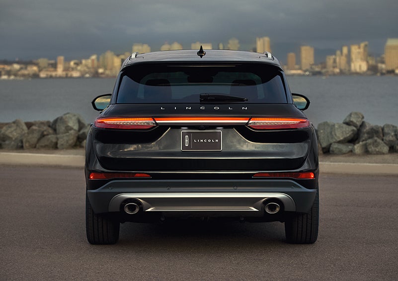 The rear lighting of the 2024 Lincoln Corsair® SUV spans the entire width of the vehicle. | Beach Lincoln in Myrtle Beach SC