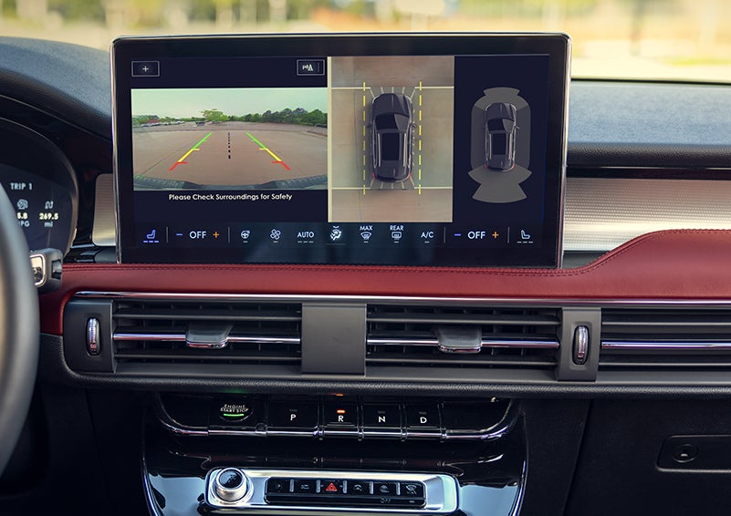 The large center touchscreen of a 2024 Lincoln Corsair® SUV is shown. | Beach Lincoln in Myrtle Beach SC