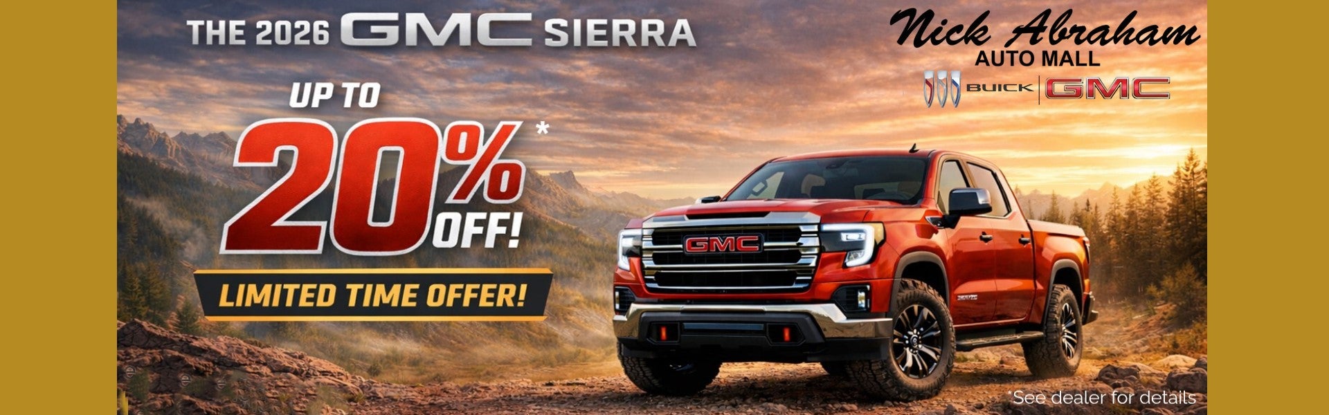 The 2026 GMC SIERRA