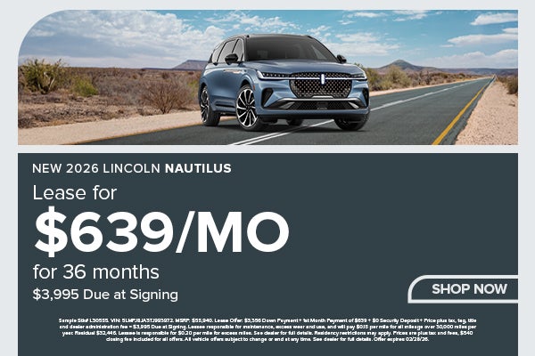 New 2026 Lincoln Nautilus