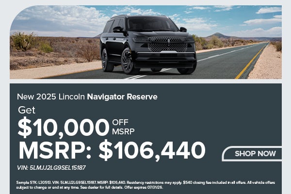 New 2025 Lincoln Navigator Reserve