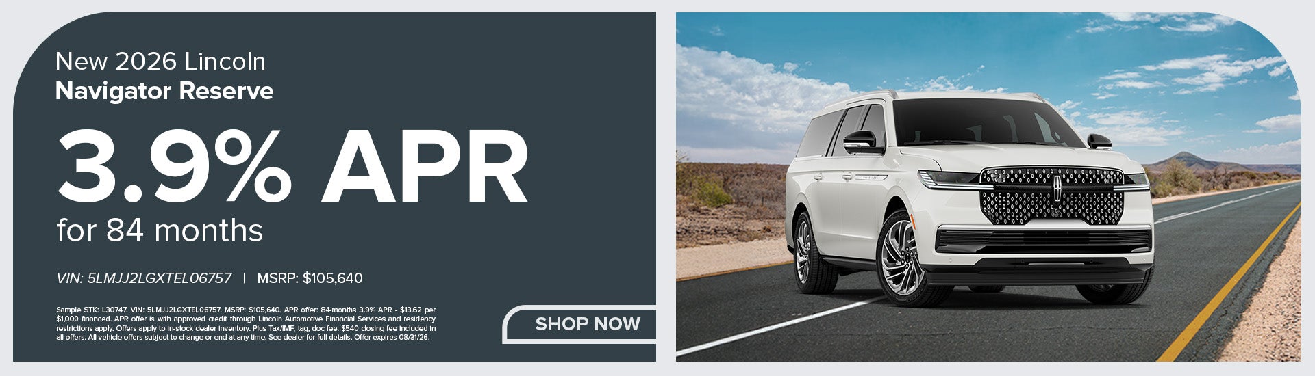 New 2026 Lincoln Navigator Reserve